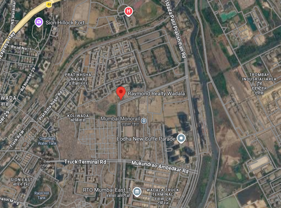 Raymond The Address by GS Location Map